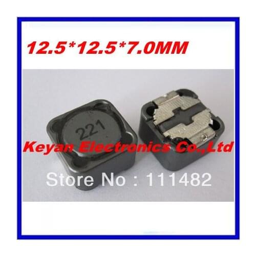 100 PCS DS1207-221M 220uH 12.5*12.5*7.0MM 220 uH 221 SMD Power Inductors