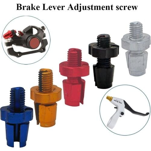 2pcs Bicycle Screw M7 Brake Lever Adjustment Aluminium Alloy Fastener Nut MTB Mountain Folding Bike Fixed Gear Kit Bike Tool Set