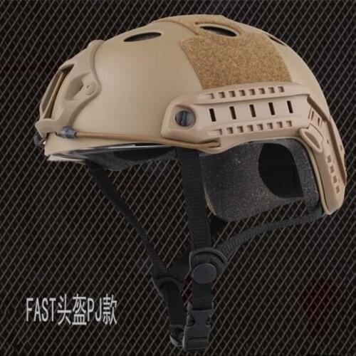 3 Colors PJ CS Field Tactical Helmet Tactical Fast Helmet Goggles Version