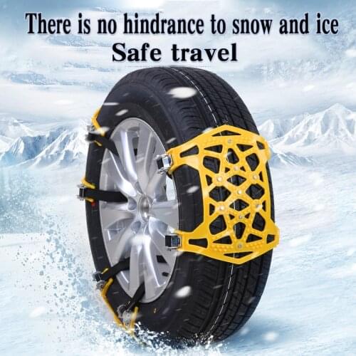 Vehicles Thickened Widened Non-slip Wheel Snow Chain Winter Truck Universal Car Snow Tire Chain Anti-skid Belt Car Accessories