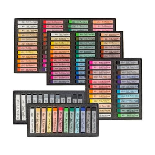 MUNGYO MPV Gallery Artists soft pastel 72/48/36/24/12 colors Colored Chalk DIY Hair dyed color make up ART