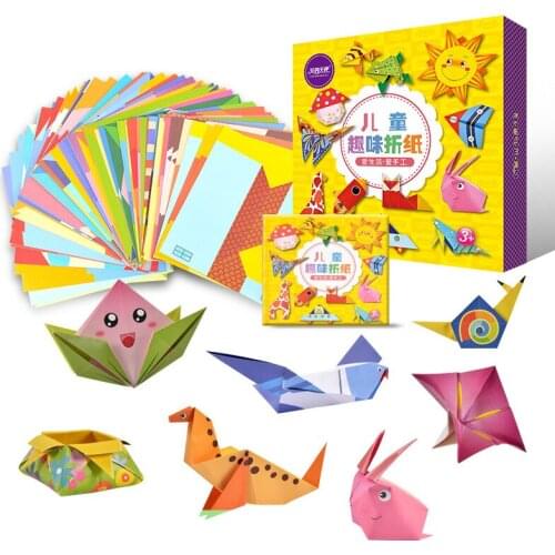 Baby Handmade DIY Toys for Kid Educational Childrens Color Handmade Origami 3-6 Years Old Puzzle Toy Gift