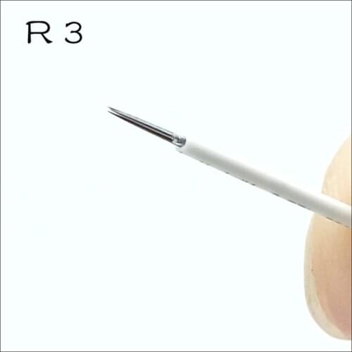 100pcs LINER Microblading Needles Shading R3 Blade fog eyebrow needle with Lot No. Expiry Date for brow tattoo make up