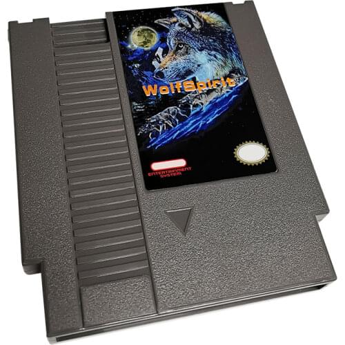 WolfSpirit-Game Cartridge For NES Console 72 Pins 8bit Single card