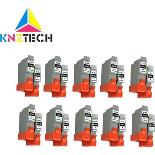 KNZTECH ink cartridge BCI-21 BCI-24 bci 21 24 ink cartridge compatible for Canon BJC 2000 2100 2115 2120 400 410 400j 4000