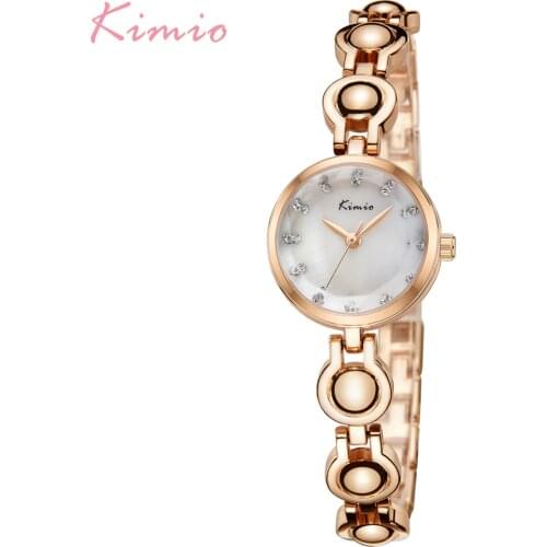 Kimio Luxury Brand Fashion Lady Wristwatches Small Dial Quartz Bracelet Women Watch Waterproof Relogio Feminino Montre Homme Box