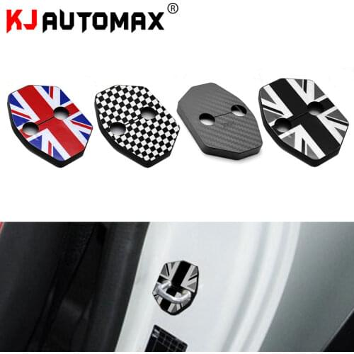 KJAUTOMAX for Mini Cooper R55 R56 R57 R58 R59 Door Lock Protective Buckle Cover Car Styling Accessories