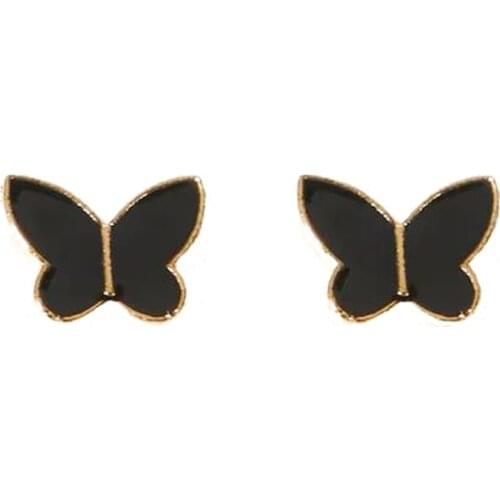 Creative black exquisite butterfly Enamel Brooch charm personality backpack Lapel Brooch for men and women friends