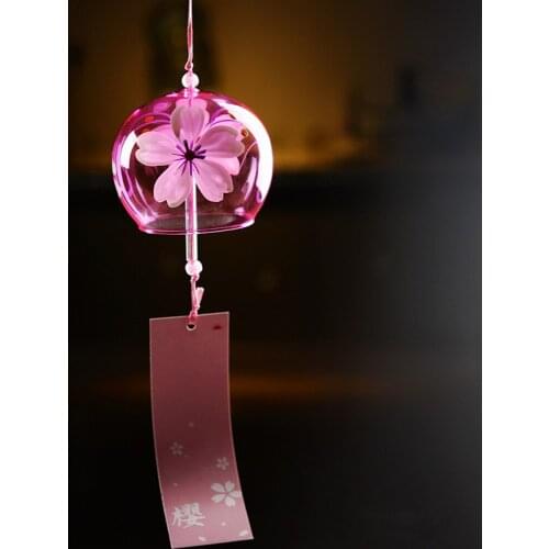 Creative Wind Chimes Handmade Glass Painted Wind Chime Perfect Novel Door Decoration Home Hanging Wind Chimes Gift Decoration