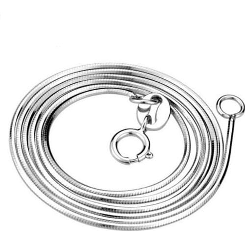 Trendy 18inch Snake Chains for Necklace 4 Colors for Options Jewelry Accessories