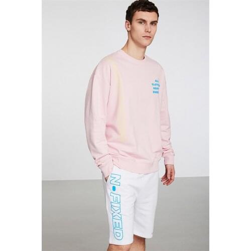 Mens Tracksuits Sport Mens Clothing 2 Piece Suit Sport Suit Cotton Embroidery Detailed Short Shorts Basic Comfort Fit Crew Neck Sweatshirt Tracksuit Set Tracksuit Mens Casual Sport Suit Breathable Colors