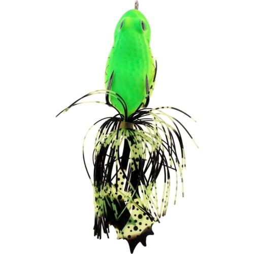 3D Frog Soft Fishing Lure Bait Floating Crankbaits Bass Pike Perch Catfish Snakehead Topwater Hollow Body Artificial Lures