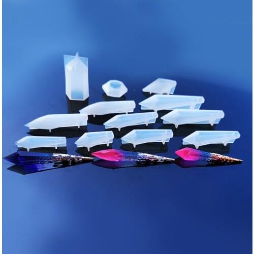 New Dried Flower Silicone UV Resin Epoxy Mold DIY Jewelry Tool Jewelry Molds Crystal Diamond Molds