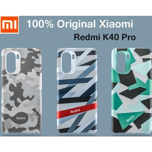 Original Xiaomi Redmi K40 Pro Case MI POCO F3 Cover Camouflage PC / Liquid silicone shell Official Xiaomi MI Redmi K40 Pro Plus
