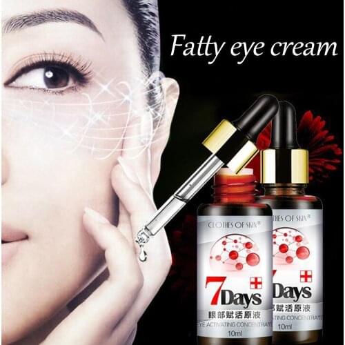 Lighten dark circles in 7 days remove eye bags and care fat Eye Puffiness particles skin Anti-Wrinkle 15ml Anti Serum cream H7Y9