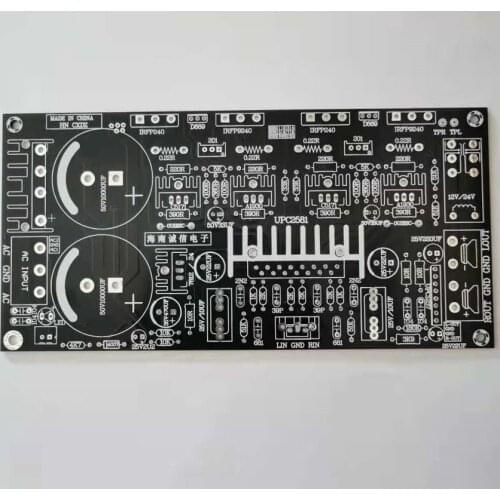 LM3886 High Power Amplifier Circuit PCB Empty Board 2.0 Channel 150W+150W Use UPC2581V Mosfet IRFP240 IRFP9240 C5171 A1930