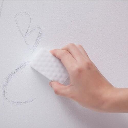 Strong 3pcs/lot White Sponge Magic Sponge Eraser Melamine Cleaner for Kitchen Office Bathroom Cleaning Nano Sponges