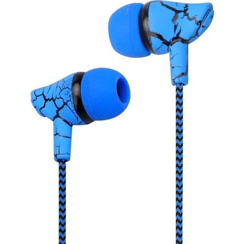 Earphone Wired Earphones Super Bass 3.5mm Crack Earphone Earbud With Microphone Hands Free Earpiece For Samsung