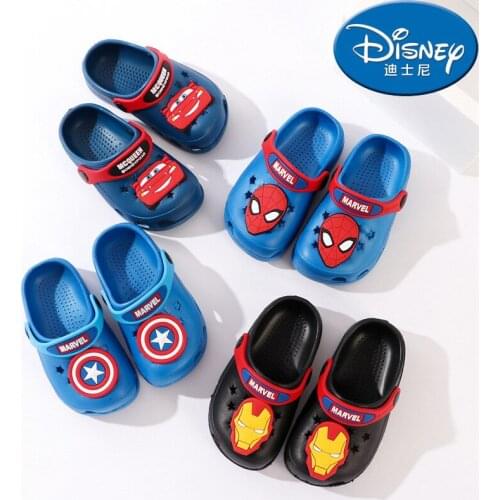 Disney hole shoes sandals summer new boys girls princess childrens non-slip outer wear swimming beach shoes