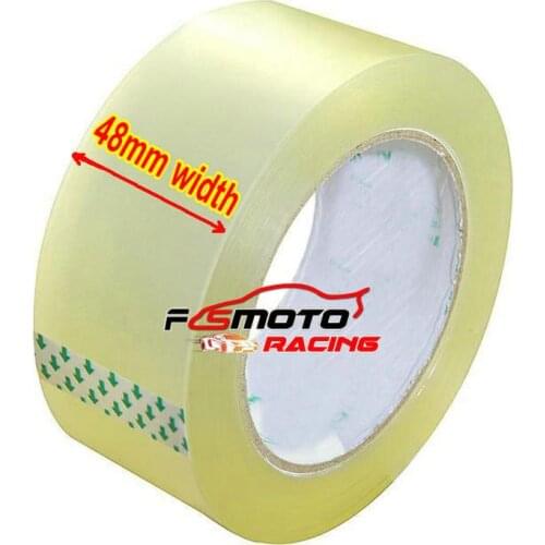 48mm width 1.9" Clear Packing Tape Packaging Cartons, Box Sealing, Moving, Shipping Adhesive Tape 110M length