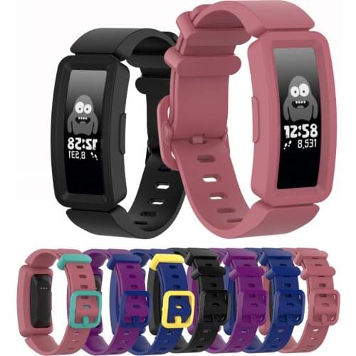 Silicon Bracelet For Fitbit Ace 2/Inspire/Inspire HR Band Watch Strap TPU Watchband For Inspire HR/Ace2 Belt Replacement Wrist