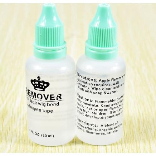 2 Bottles Hair Extension Remover 30ml Wigs Glue Adhesive Remover for Lace Wig Release Tape