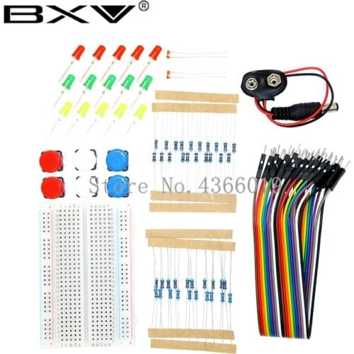 Starter Kit UNO R3 Mini Breadboard LED Jumper Wire Button for arduino Diy Kit