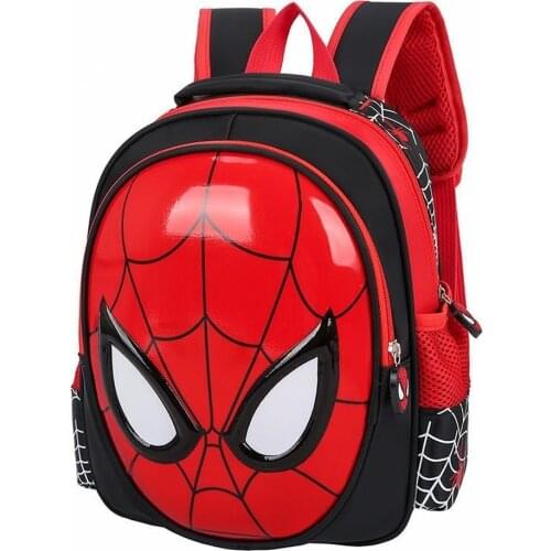 3D Marvel Spiderman School Backpack Waterproof Spiderman Boys School Backpack Bag Child Kindergarten Child Schoolbag Backpacks