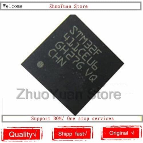 10PCS/lot STM32F411CEU6 STM32F411CE STM32F411 STM32 F411CEU6 QFN48 New original IC chip