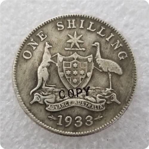 1933 AUSTRALIAN ONE SHILLING COPY COIN