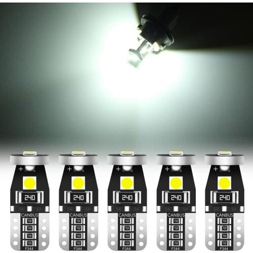 2x T10 W5W 194 LED Bulbs Car Interior Lights Accessories for citroen c4 c3 c5 berlingo c4 picasso for Honda civic fit crv accord