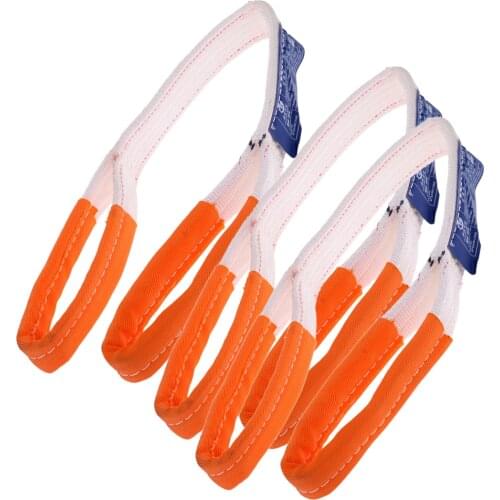 3Pcs Heavy Duty Tree Saver Tow Strap Towing Pull Rope Cable Road Recovery