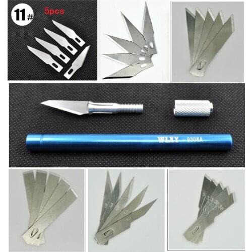31 Blades+Wl-9308 Knife handle Wood Carving Tools Fruit Food Craft Sculpture Engraving Knife Scalpel DIY Cutting Tool PCB Repair