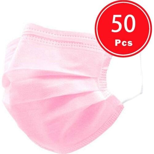 50/100pcs Adult Disposable Face Mask Fashion Halloween Cosplay Mascaras Para La Boca Face Mask Designer Mascarillas Mondkapjes