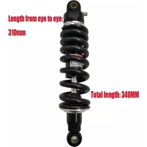 12mm Spring 300mm 310mm 320mm 340mm 350mm 365mm Motorcycle Shock Absorbers for Honda Yamaha Suzuki Kawasaki Dirt Gokart ATV