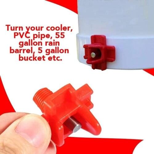 30Pcs Horizontal Side Mount Automatic Poultry Nipples Clean Drinker Waterer for Chicken