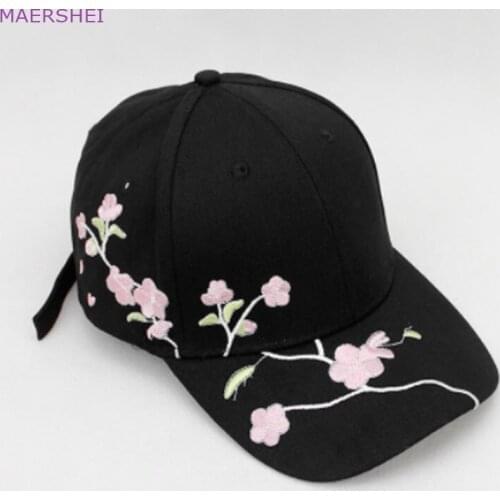 Baseball cap womens plum embroidery hat trump snapback hats gorras para hombre Summer sunhat