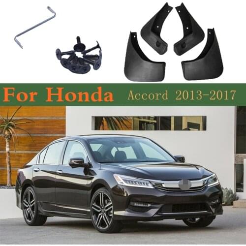 Car Mudflap Fender Mud Guard Flap Splash Flaps Mudguards Accessories For Honda Accord 9th 9 Gen 2017~2013 2016 2015 2014