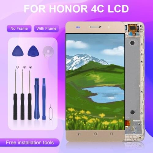 Catteny Promotion For Huawei G Play Mini LCD With Touch Screen Digitizer For Honor 4C Display Assembly With Frame Free Shipping