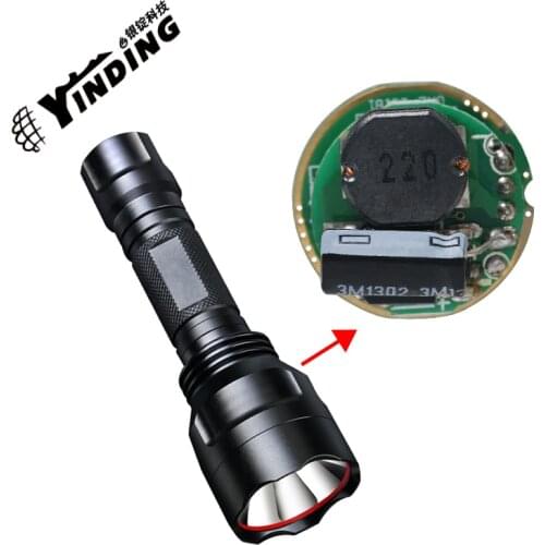 1pcs Flashlight Driver 5 modes 19.5MM 7-8.4V Circuit Board for 3*Q5 DIY parts Torch accessories 3Q5