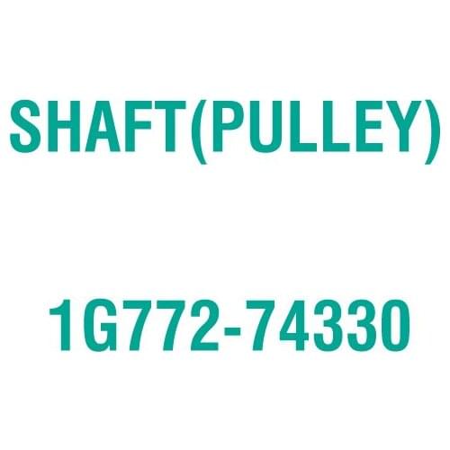 For Kubota 1G772-74330 SHAFT(PULLEY)