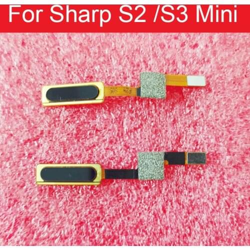 Fingerprint Sensor Scanner Flex Cable For For Sharp S2 S3 Mini FS8010 8016 8018 Home Menu Button Flex Cable Replacement Parts