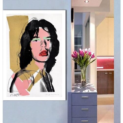 JQHYART Painting Modern Pop Art Famous Star Warhol Wall Art Picture For Living Room Home Decor Printed On Canvas No Frame