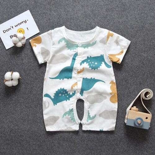 Summer Baby Boy Girl Clothes Cartoon Baby Romper Jumpsuit Suit For Newborn Girls Outfits Rompers Baby Overalls Clothing Sets