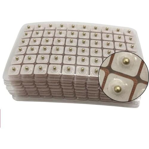 Medical bead auricular gold magnetic stickers affixed Vaccaria seed beads ear pressed paste stickers 600pcs/ Pack Free Shipping