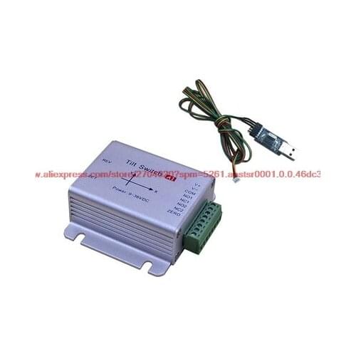 Multifunctional universal tiltmeter sensor RS232 communication software level switch