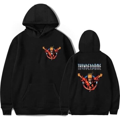 Men Women Thunderdome Hoodie Cool Print Harajuku Sweatshirt 80s 90s Tops fashion Hoodies Streetwear Pullover For Teens Gifts