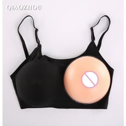 500g Mastectomy fake breast prosthesis real silicone breast form soft natural hold by bra crossdresser use