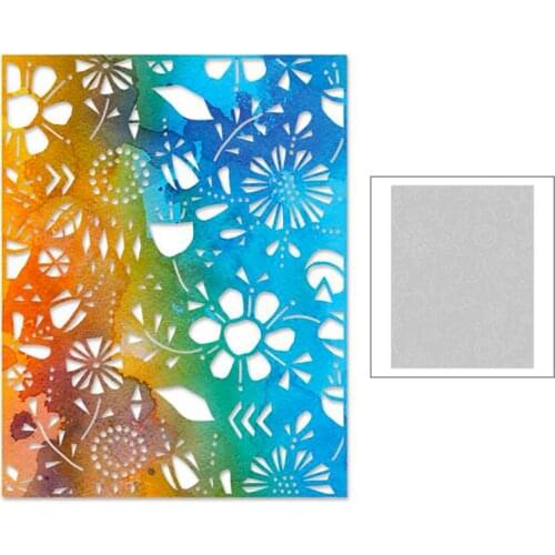 2021 New Retro Rectangle Background Embossing Metal Cutting Dies For DIY Craft Making Greeting Card Album Scrapbooking No Stamps