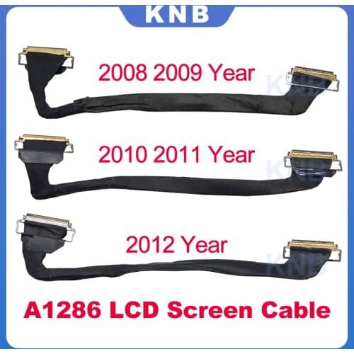 Original For Macbook Pro Unibody 15" A1286 LCD LVDS LED Display Screen Cable 2008 2009 2010 2011 2012 Year